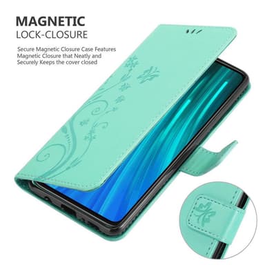 Xiaomi RedMi NOTE 8 PRO Plånboksfodral Skal (Turkos)