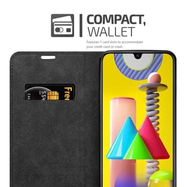 Samsung Galaxy M31 Skal Fodral Case (Brun)