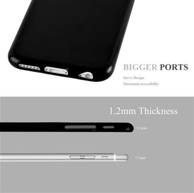 iPhone 6 / 6S Skal Fodral Case (Svart)