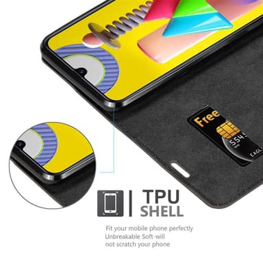 Samsung Galaxy M31 Skal Fodral Case (Brun)