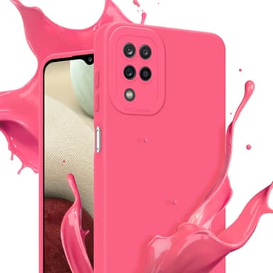 Samsung Galaxy A12 / M12 Skal Fodral Case (Röd)