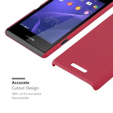 Sony Xperia E3 Skal Fodral Case (Röd)