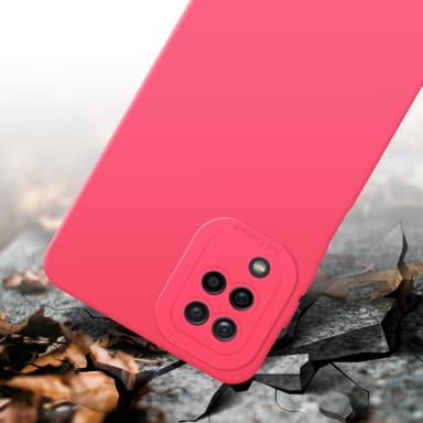Samsung Galaxy A12 / M12 Skal Fodral Case (Röd)