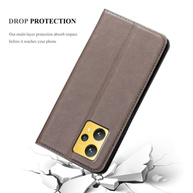 Realme 9 4G / 9 PRO+ Skal Fodral Case (Brun)