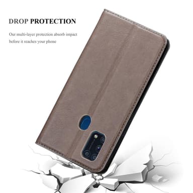 Samsung Galaxy M31 Skal Fodral Case (Brun)