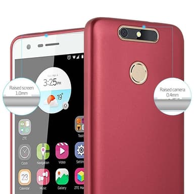 Skal ZTE Blade V8 MINI Fodral Case (Röd)