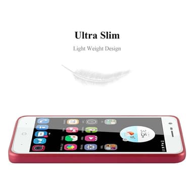 Skal ZTE Blade V8 MINI Fodral Case (Röd)