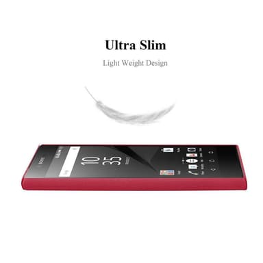 Sony Xperia Z5 Skal Fodral Case (Röd)