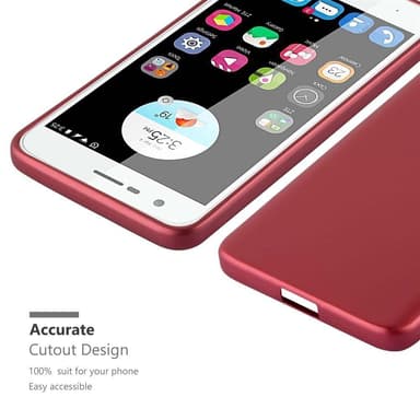 Skal ZTE Blade V8 MINI Fodral Case (Röd)