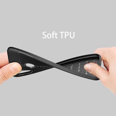 Huawei P20 LITE 2018 / NOVA 3E Skal Fodral Case (Svart)