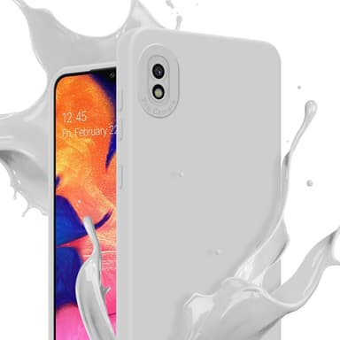 Samsung Galaxy A10 Skal Fodral Case (Vit)