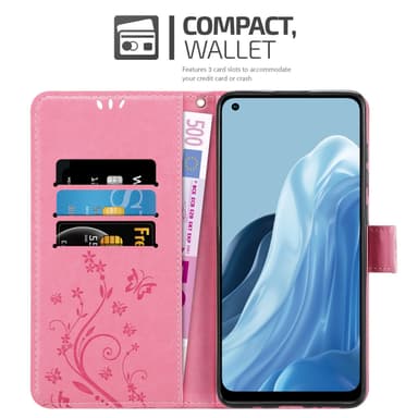 Realme 7 5G Plånboksfodral Skal (Rosa)