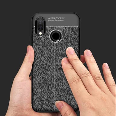 Huawei P20 LITE 2018 / NOVA 3E Skal Fodral Case (Svart)