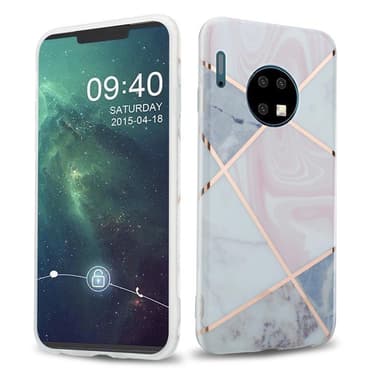 Huawei MATE 30 Plånboksfodral Skal (Rosa)