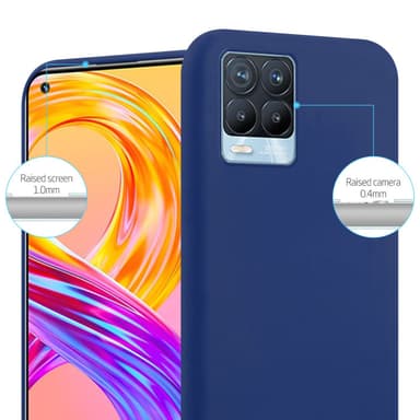 Skal Realme 8 4G / 8 PRO Fodral Case (Blå)