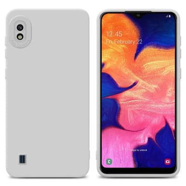 Samsung Galaxy A10 Skal Fodral Case (Vit)