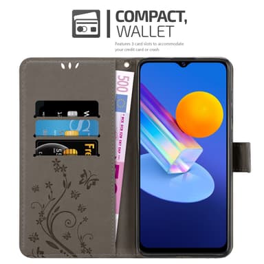 Vivo Y52 5G / Y72 5G Plånboksfodral Skal (Grå)