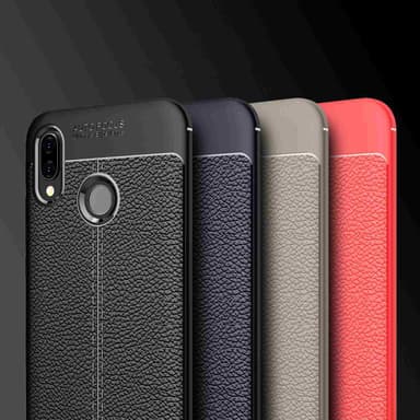 Huawei P20 LITE 2018 / NOVA 3E Skal Fodral Case (Svart)