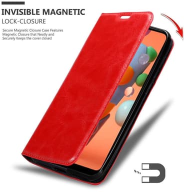 Samsung Galaxy A11 / M11 Skal Fodral Case (Röd)