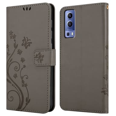 Vivo Y52 5G / Y72 5G Plånboksfodral Skal (Grå)