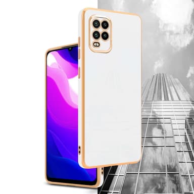 Xiaomi Mi 10 LITE Skal Fodral Case (Vit)