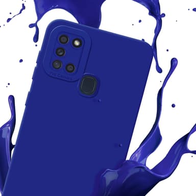 Samsung Galaxy A21s Skal Fodral Case (Blå)