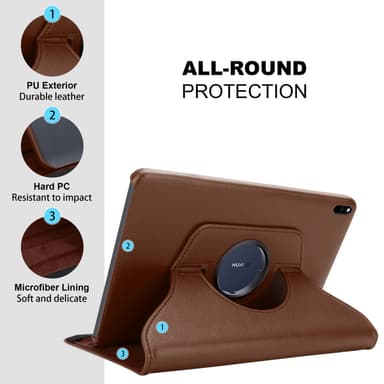 Skal Huawei MatePad PRO (10.8 tum) Fodral Case (Brun)