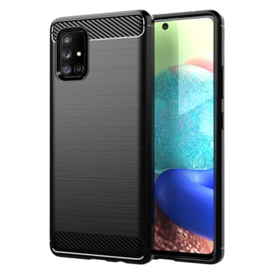 Samsung Galaxy A71 5G Skal Fodral Case (Svart)