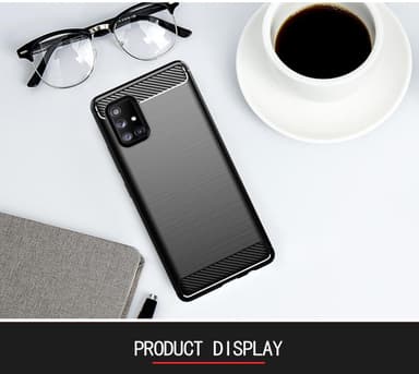 Samsung Galaxy A71 5G Skal Fodral Case (Svart)