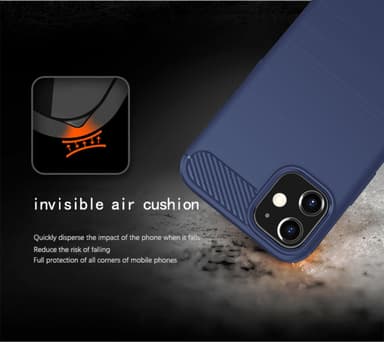 iPhone 12 MINI Skal Fodral Case (Blå)
