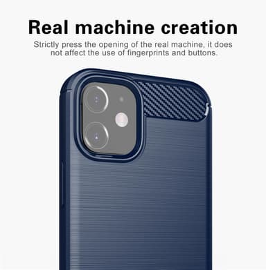 iPhone 12 MINI Skal Fodral Case (Blå)