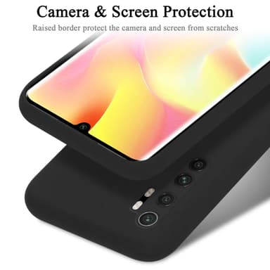 Xiaomi Mi NOTE 10 LITE Skal Fodral Case (Svart)