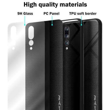 Huawei P20 PRO / P20 PLUS Skal Fodral Case (Svart)
