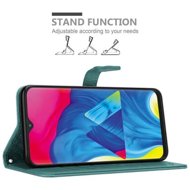 Samsung Galaxy A10 / M10 Plånboksfodral Skal (Grön)