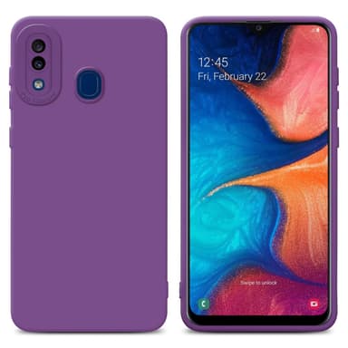 Samsung Galaxy A20 / A30 / M10s Skal Fodral Case (Lila)