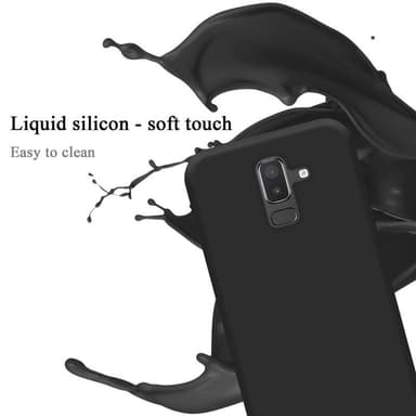 Samsung Galaxy A6 PLUS 2018 Skal Fodral Case (Svart)