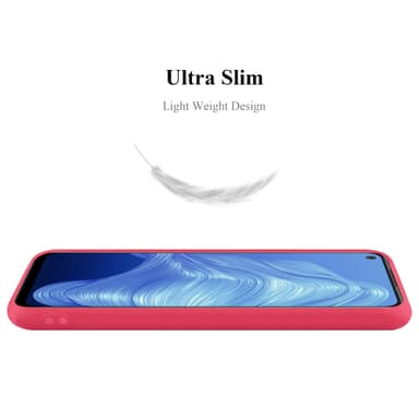 Skal Realme 7 5G Fodral Case (Röd)