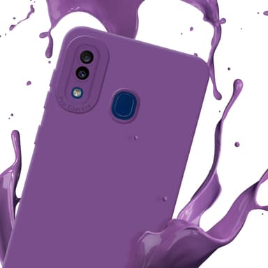 Samsung Galaxy A20 / A30 / M10s Skal Fodral Case (Lila)
