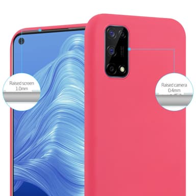Skal Realme 7 5G Fodral Case (Röd)
