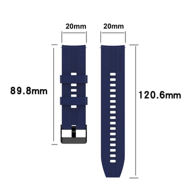 Armband 20mm Samsung Galaxy Watch 42mm/S2 Classic/Sport