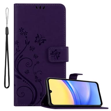 Samsung Galaxy A15 Plånboksfodral Skal (Lila)