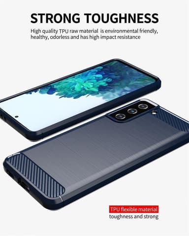 Samsung Galaxy S21 FE Skal Fodral Case (Blå)
