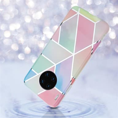 Huawei MATE 30 PRO Plånboksfodral Skal (Rosa)