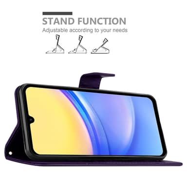 Samsung Galaxy A15 Plånboksfodral Skal (Lila)