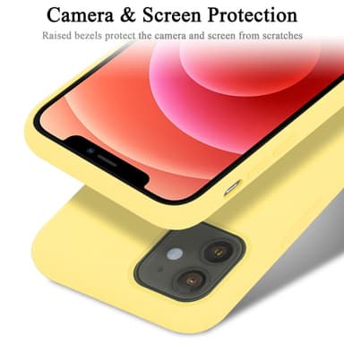 iPhone 12 MINI Skal Fodral Case (Gul)