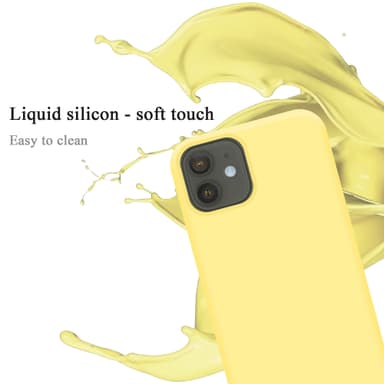 iPhone 12 MINI Skal Fodral Case (Gul)