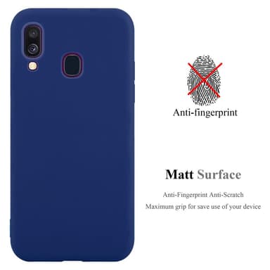 Skal Samsung Galaxy A40 Fodral Case (Blå)