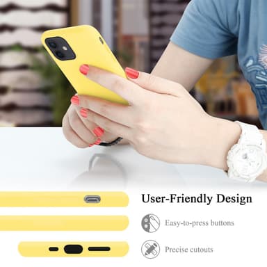 iPhone 12 MINI Skal Fodral Case (Gul)