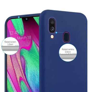 Skal Samsung Galaxy A40 Fodral Case (Blå)