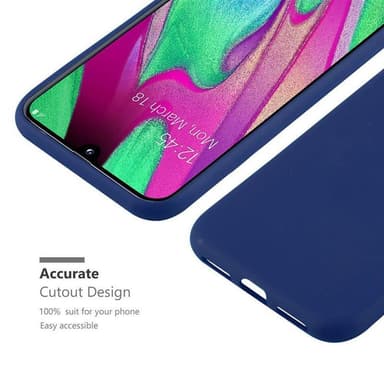 Skal Samsung Galaxy A40 Fodral Case (Blå)